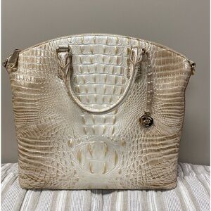 Brahmin Melbourne Collection Large Duxbury Contour Satchel Bag